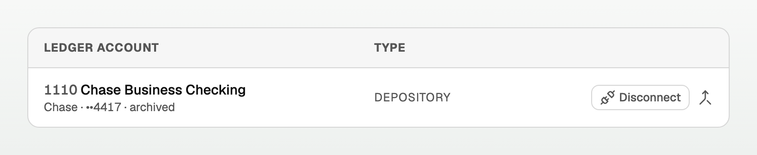 An archived duplicate with the merge icon